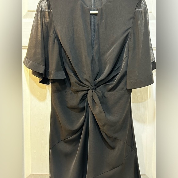 NWT KEEPSAKE the Label No Love Black Knotted Mini Dress Size M Sexy Feminine - Picture 4 of 11
